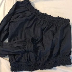 Free people one sleeved crop